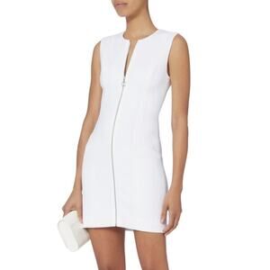 Elizabeth and James Dress Susannah Zip Up White Size 6